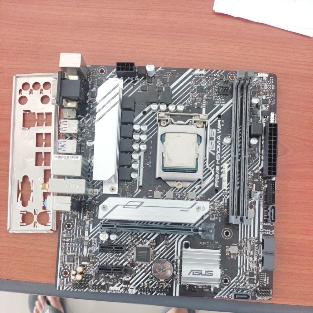 mainboard Asus h510m wifi ddr4 + procsesor core i5 11400f gen11