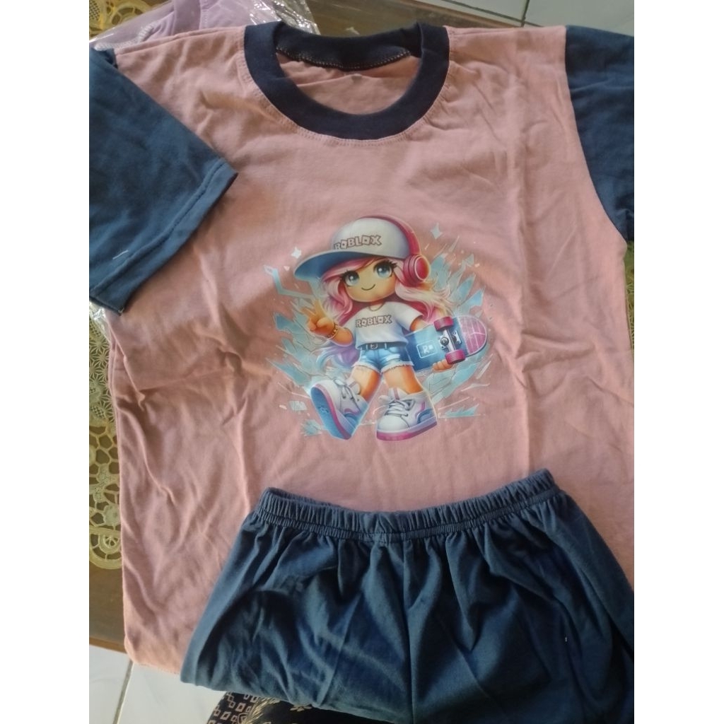 Setcel Harian anak perempuan 7-8 tahun Adem