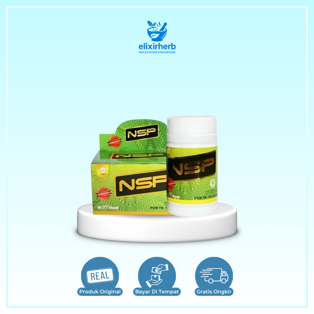 Neo Spirulina 77 (NSP) ORIGINAL isi 77 Kapsul | Kapsul Neo Spirulina 77 NSP SHERIN