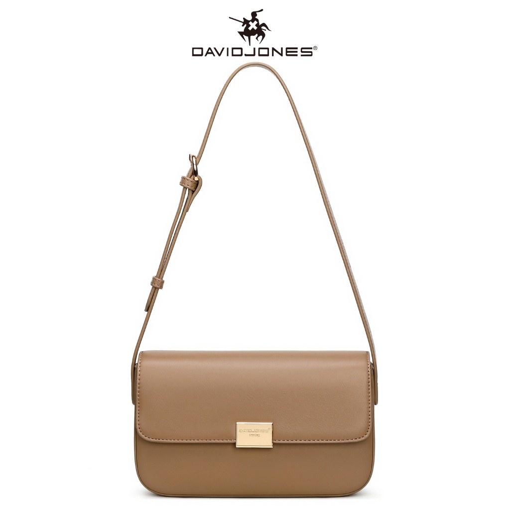 David Jones Paris women shoulder bag pu leather female crossbody bag  lady handbag