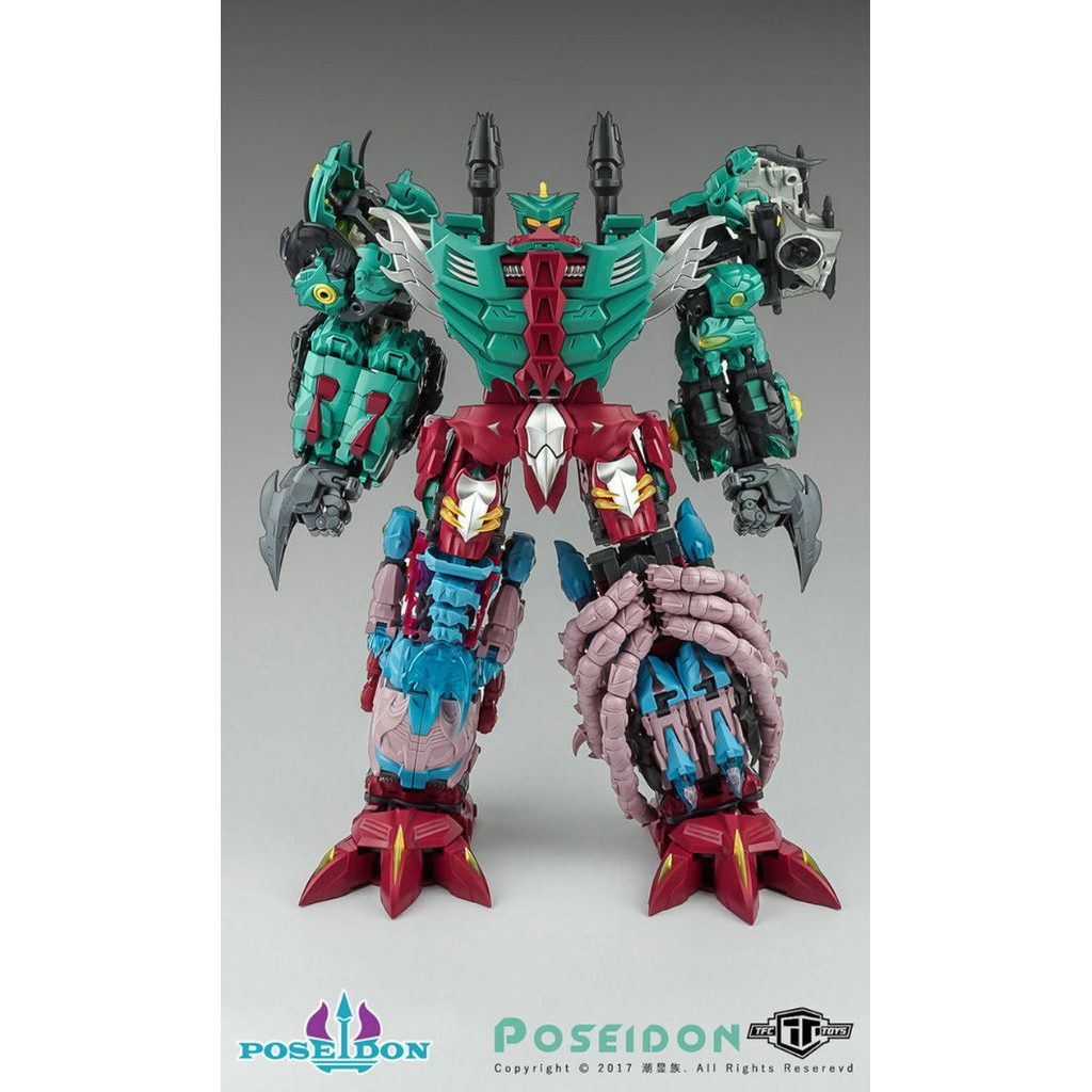 Poseidon Set of 6 Figures | TFC Toys - TFC – Poseidon – Set of 6 Combiner aka Piranacon - Transforme