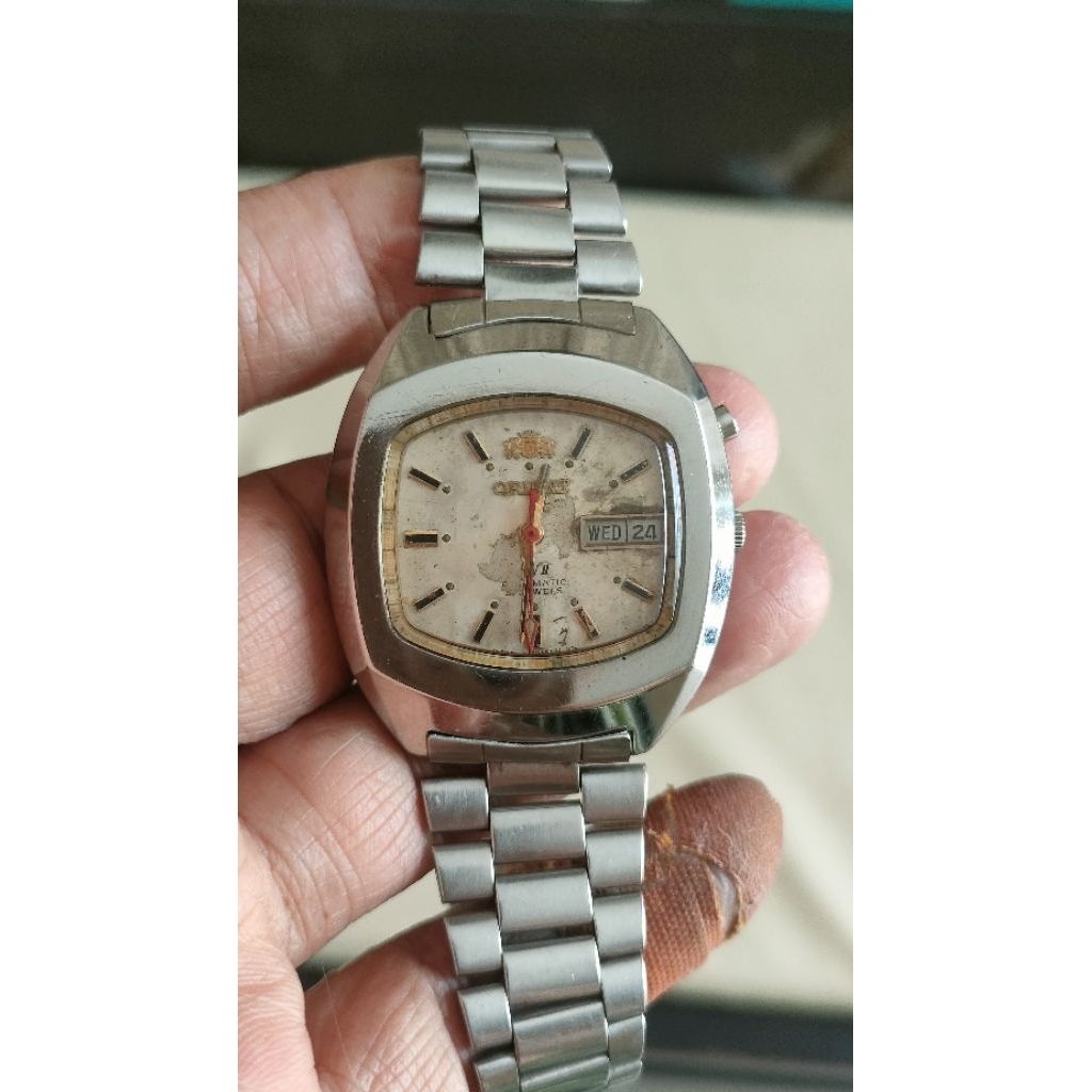 Jam tangan Orient tank Original Automatic Vintage