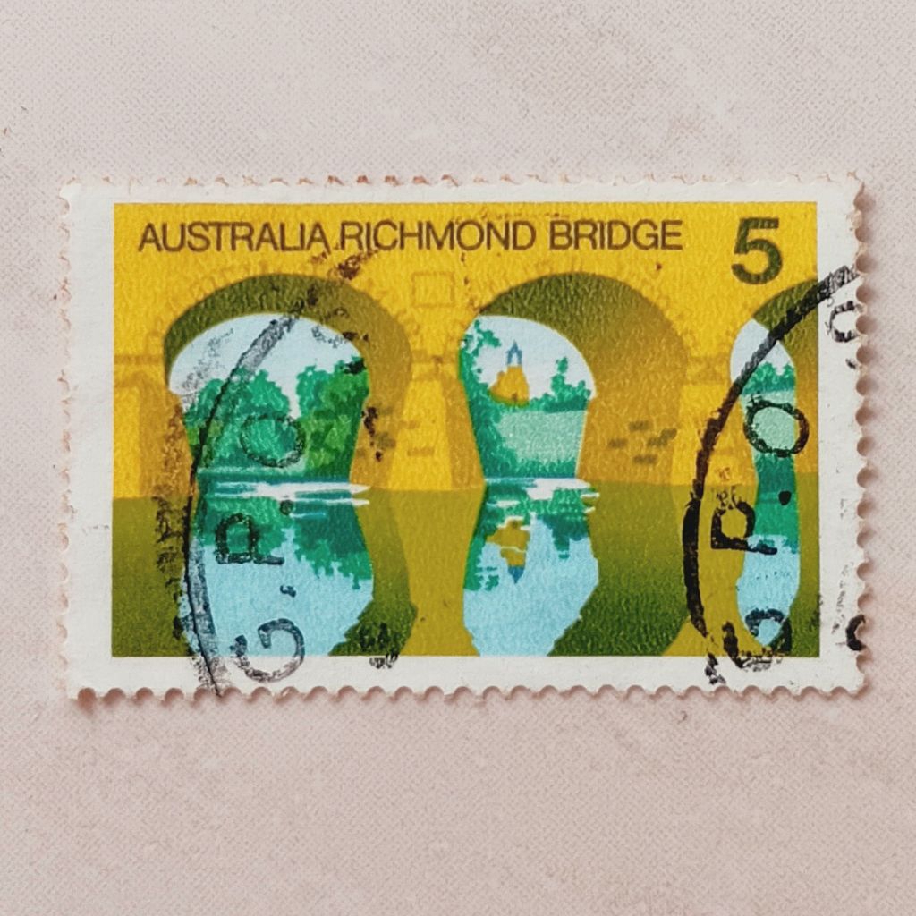 (AA) Perangko Australia 1976 Richmond Bridge, Tasmania Used