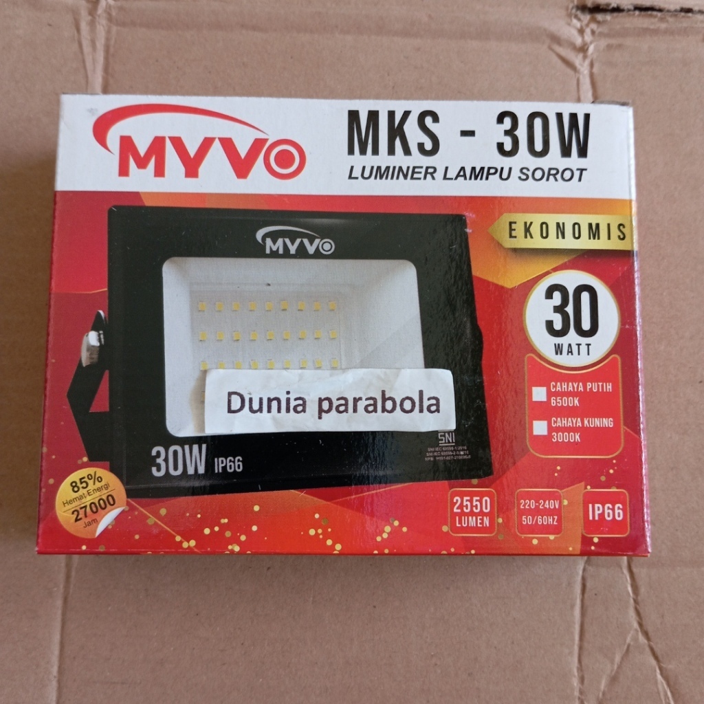MYVO LUMINER LAMPU SOROT LED 30W IP66