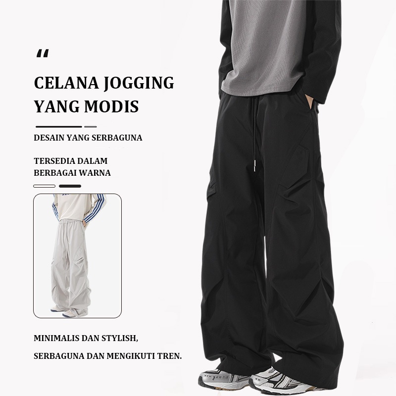 celana training joger pria celana joger hitam pria celana harajuku pria celana cowok korean style ce