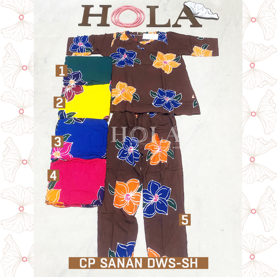 HOLA_FASH | C-Setelan Batik Sanan, Setelan Cp Dewasa Sanan, batik sunan, oneset rumah