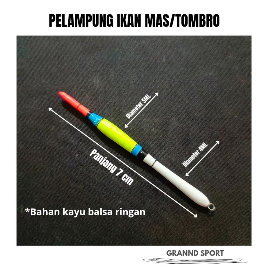 PELAMPUNG/KUMBUL/KAMBANGAN IKAN MAS/TOMBRO