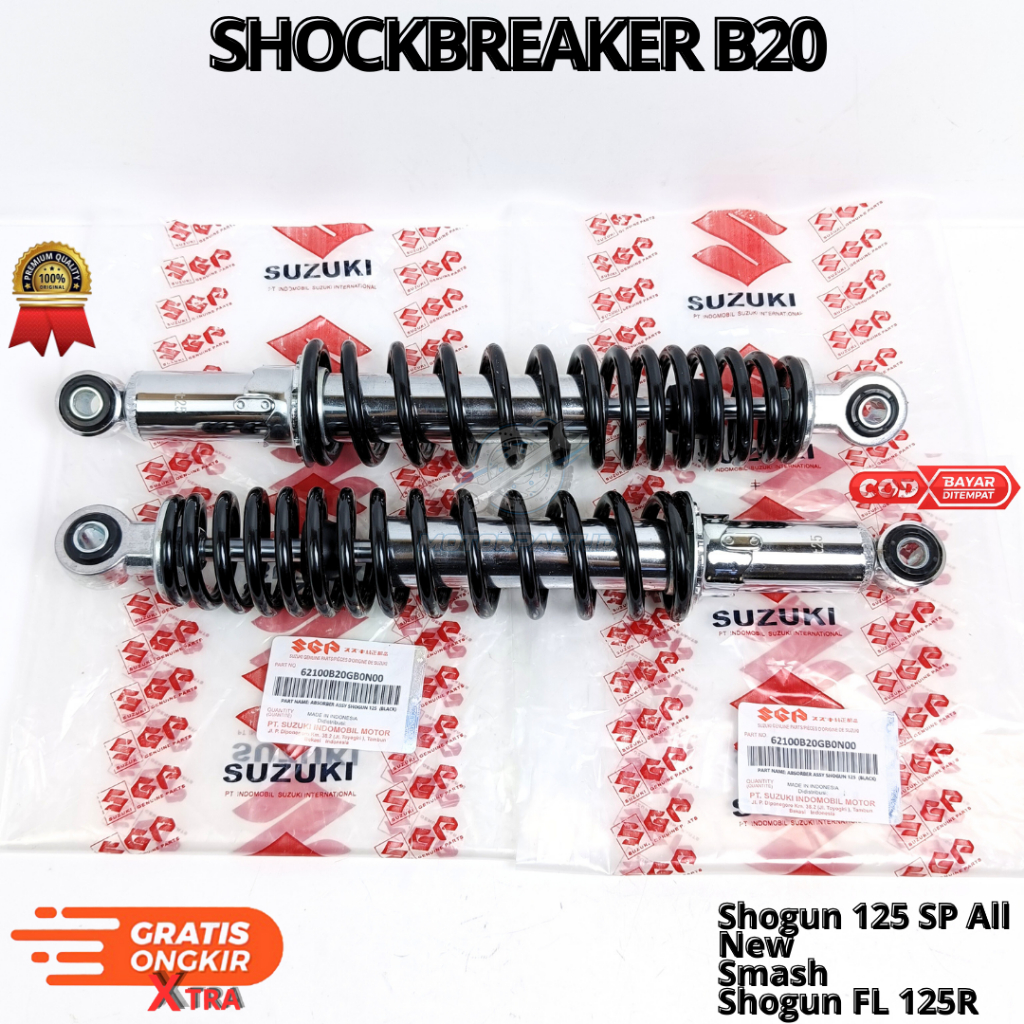 Shock Breaker B20 Untuk Motor Shogun 125 SP All New Smash Shogun FL 125R SGP Kualitas Original Asli 