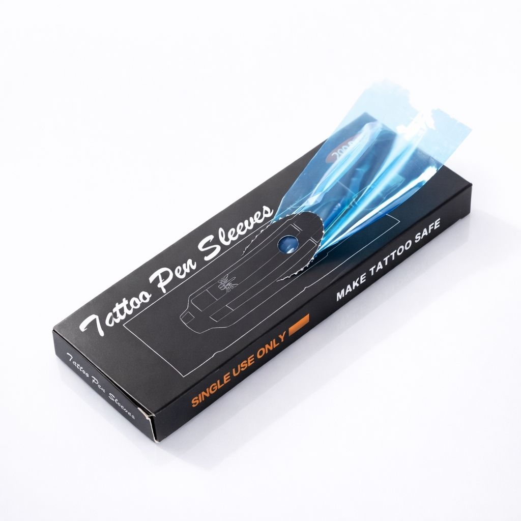 1box/200pcs Tattoo Pen Slave, pembungkus mesin tattoo pen
