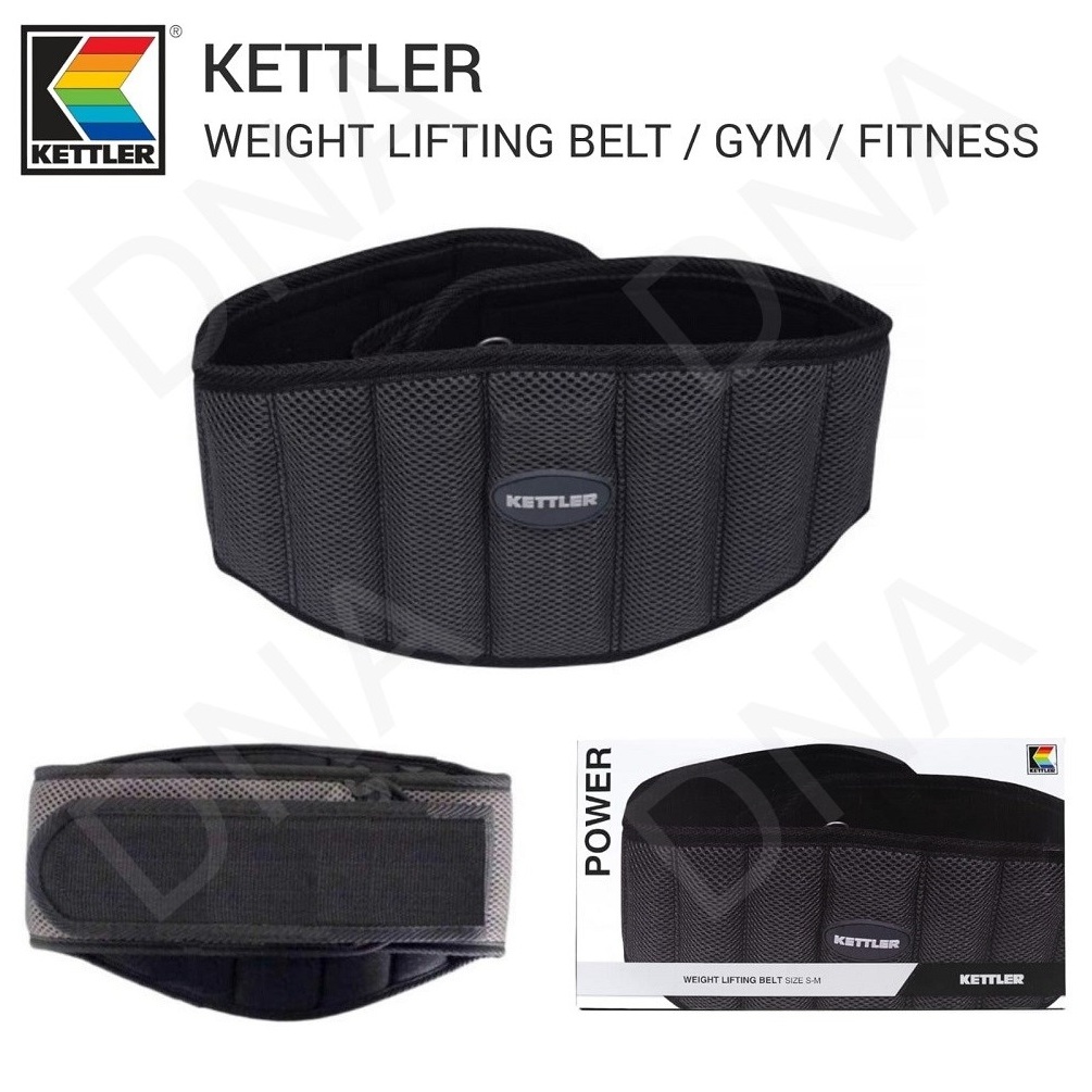 Weight Lifting Belt KETTLER / Sabuk Gym & Fitnes  - ORIGINAL