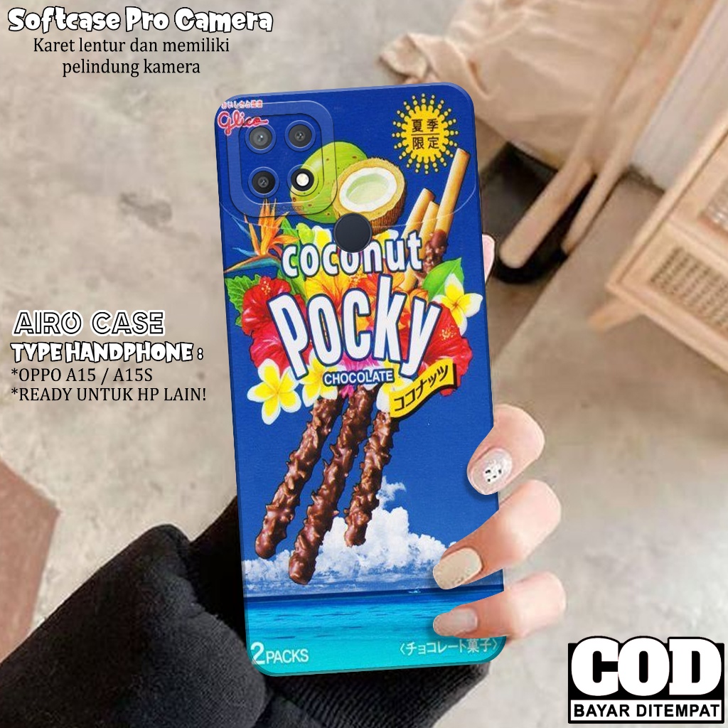 Softcase Oppo A15 / A15S - Fashion Case MAKANAN - Casing Oppo A15 / A15S - Case Hp Oppo A15 / A15 Te