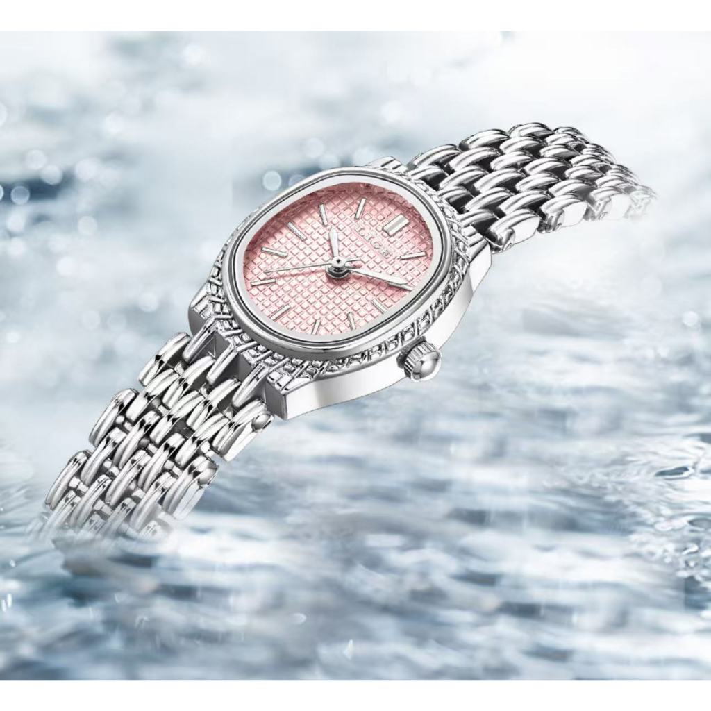 LIGE Jam Wanita Premium Tahan Air Mini Vintage Fashion Quartz Jam Tangan
