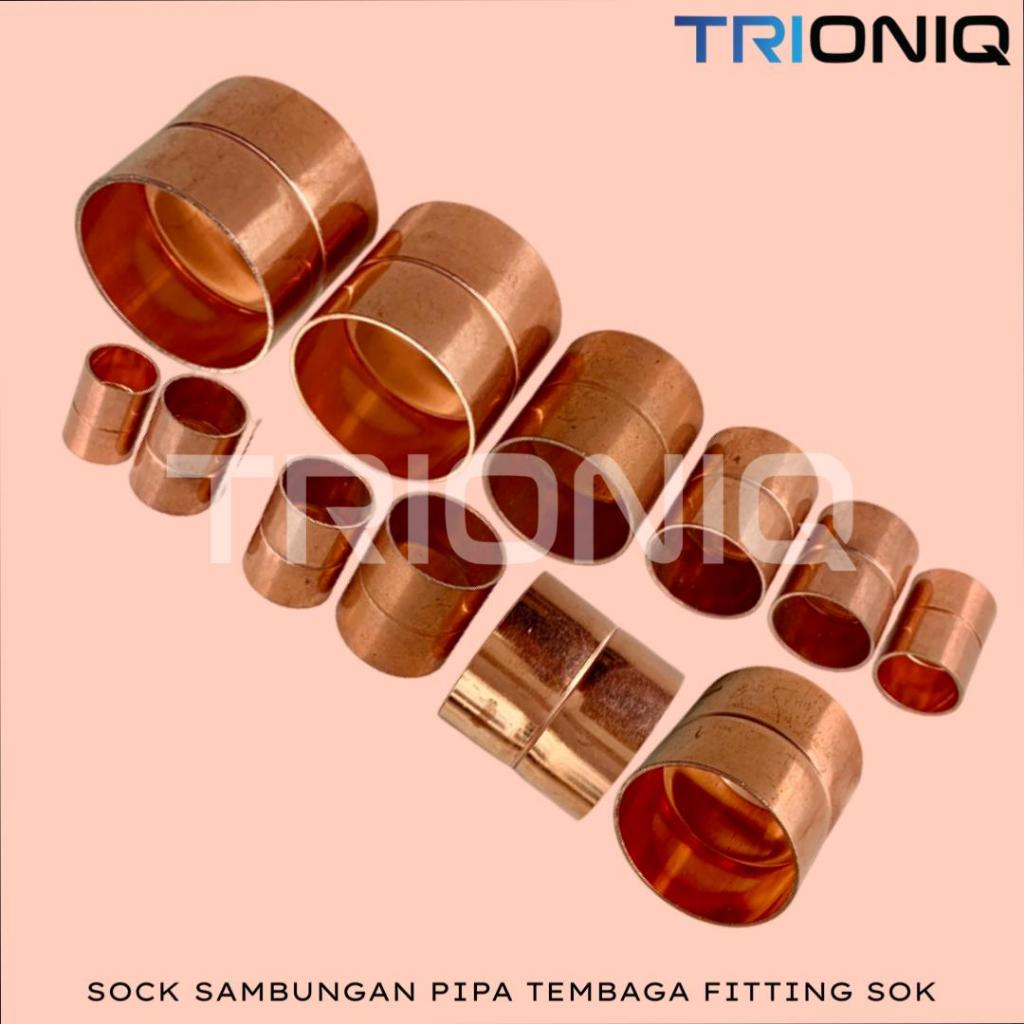 SOCK SAMBUNGAN PIPA TEMBAGA FITTING SOK