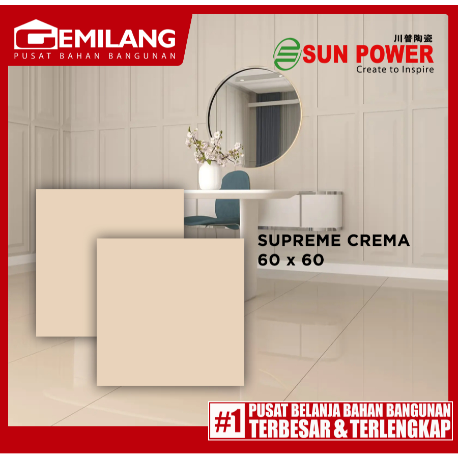SUN POWER GRANIT SUPREME CREMA PS6000 KW P 60 x 60