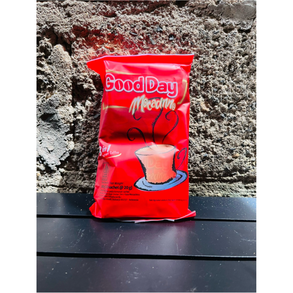 KOPI GOOD DAY MOCCACINO 1pack isi 10sachet