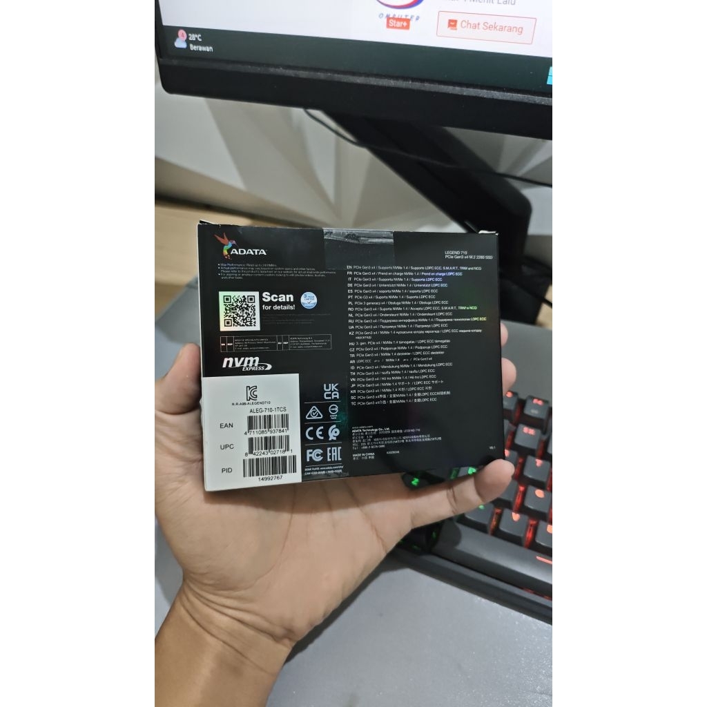 SSD ADATA LEGEND 710 1TB