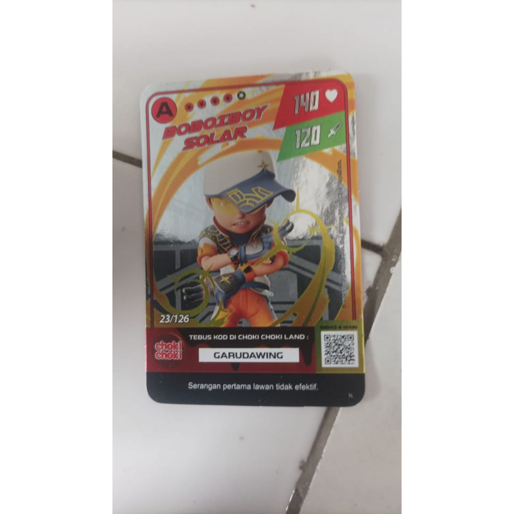 Choki Choki Monsta galaxy Boboiboy ORI hologram