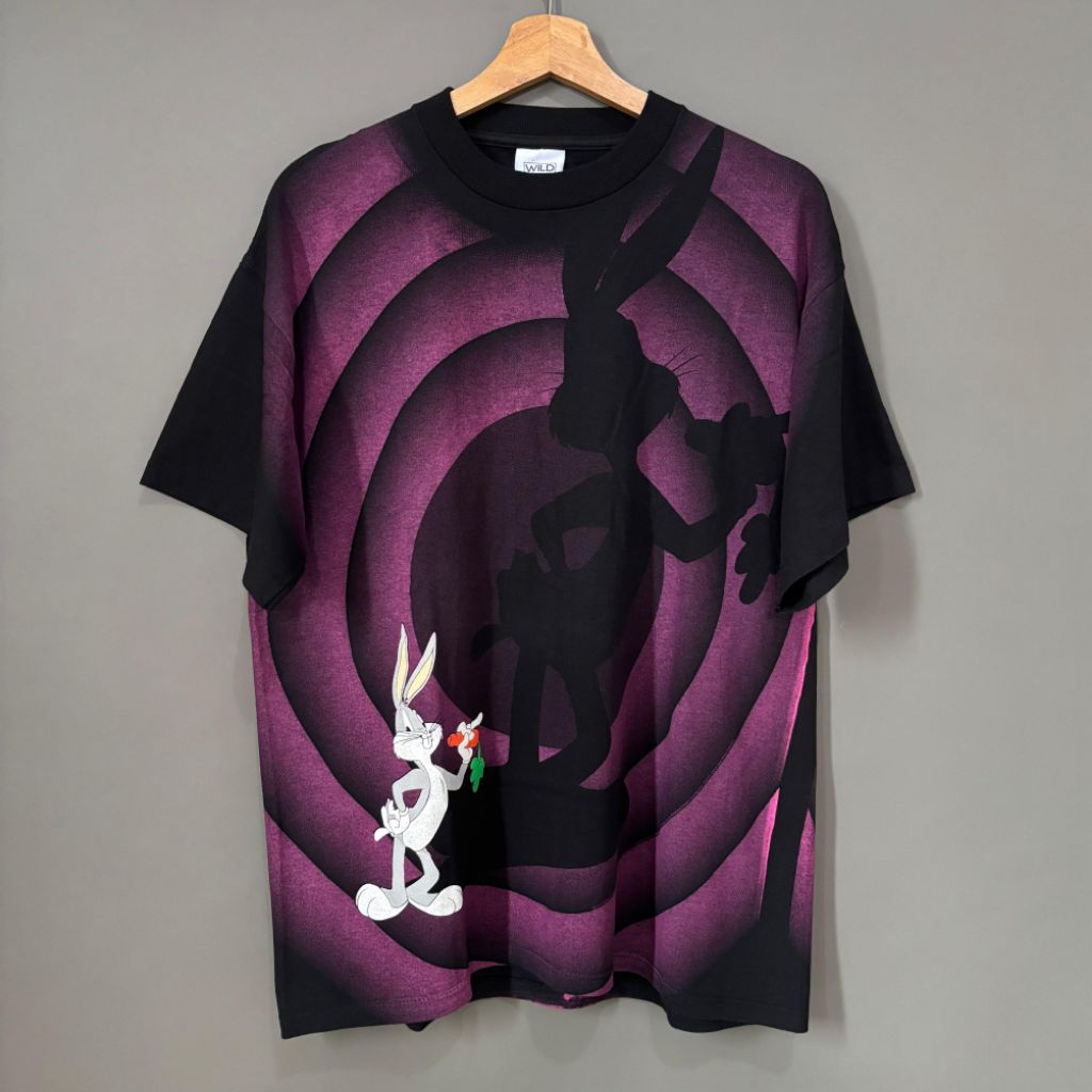 Kaos Bugs Bunny Shadow, Looney Tunes All Over Print