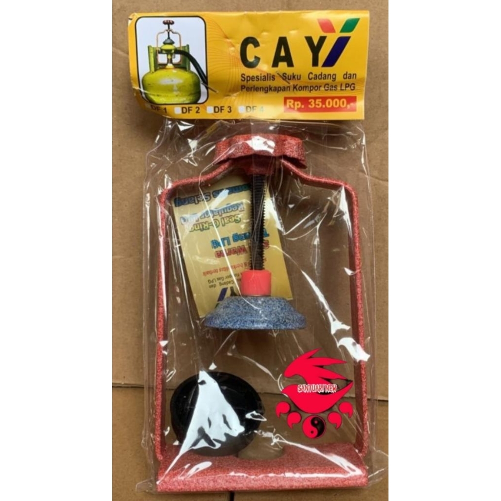 PENGAMAN GAS + REGULATOR merk CAY Kwalitas SNI