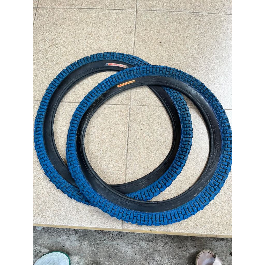 ban sepeda bmx wimcycle bomber warna biru/ban sepeda bmx wimcycle metalizer biru