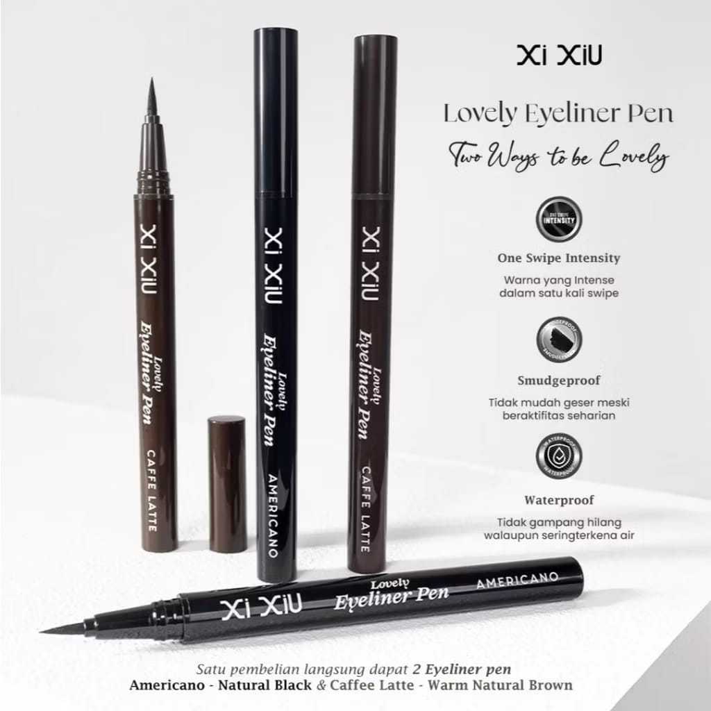 XI XIU LOVELY EYELINER PEN BUNDLING 1+1-XI XIU-XI XIU EYELINER PEN