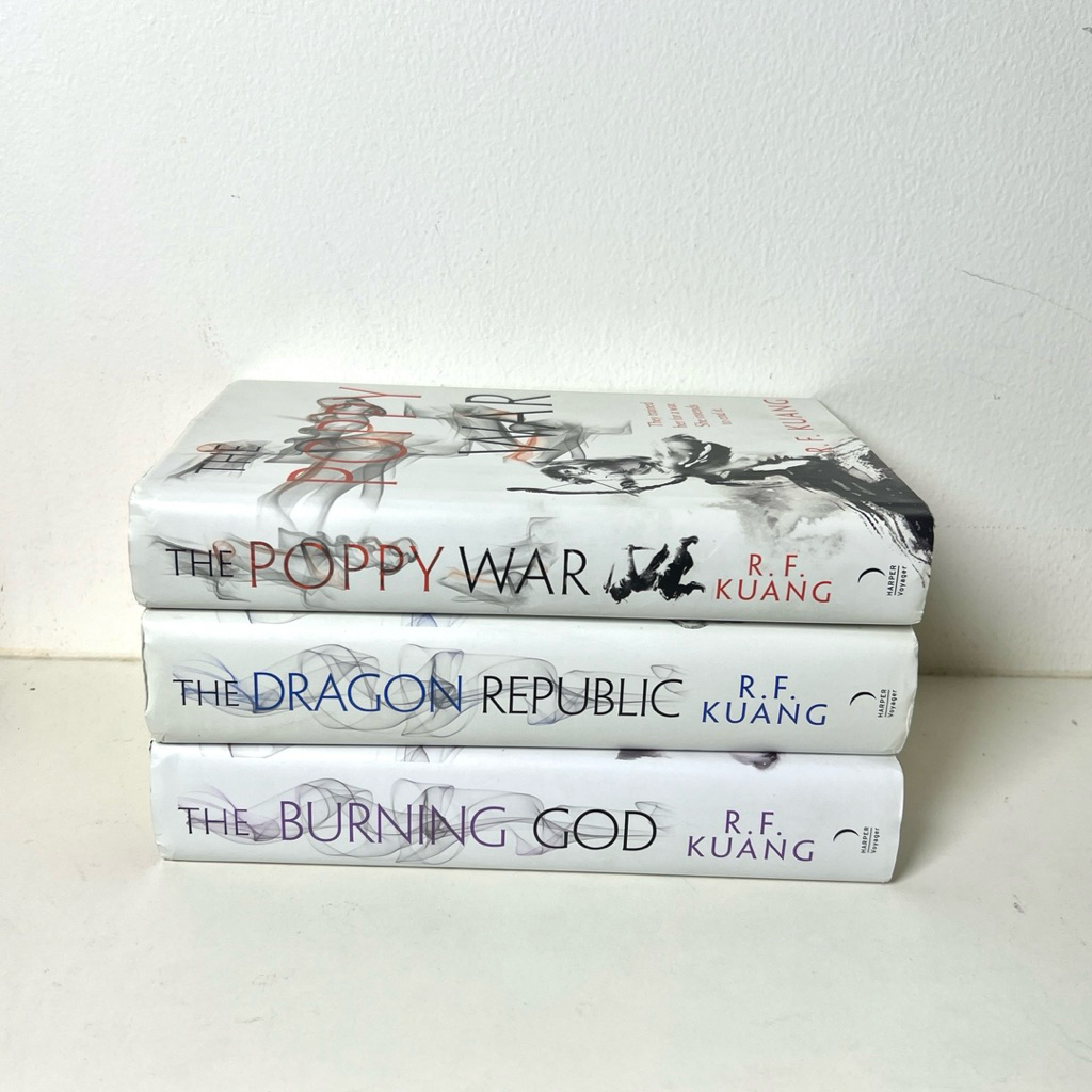 PRELOVED BOOK RF KUANG IMPORT/ENGLISH/INGGRIS — poppy war hardcover, katabasis, babel