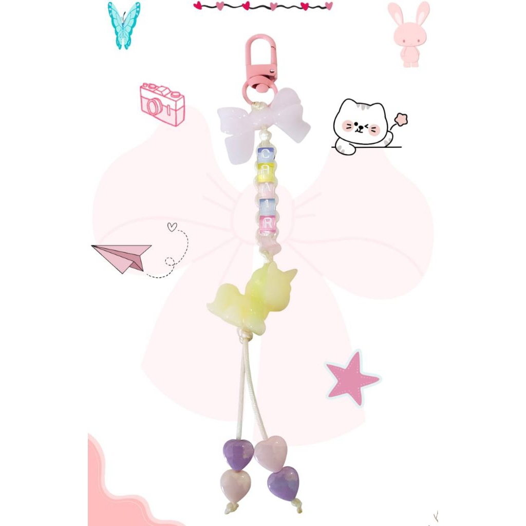 Gantungan Tas Nama / Gantungan Kunci Nama/ Gantungan Serbaguna