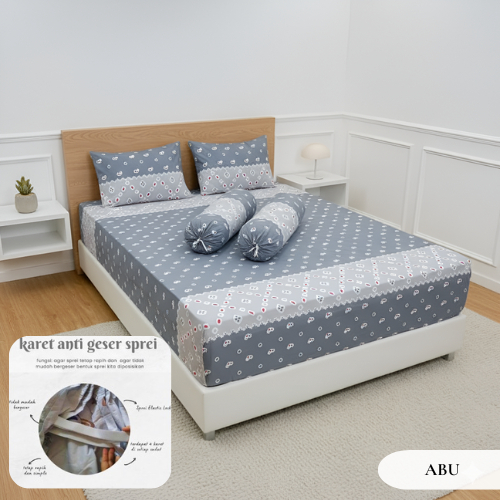 Sprei Batik Jumputan Tinggi 30 cm adem halus double karet