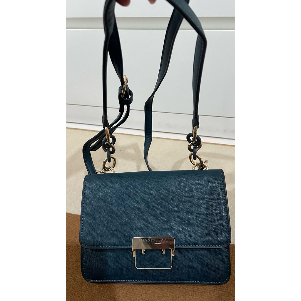 Tas Mississippi - preloved Warna biru tua