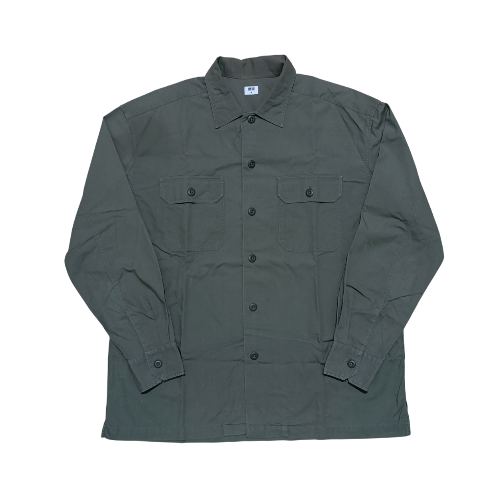 UNIQLO Military Ripstop Work Shirt