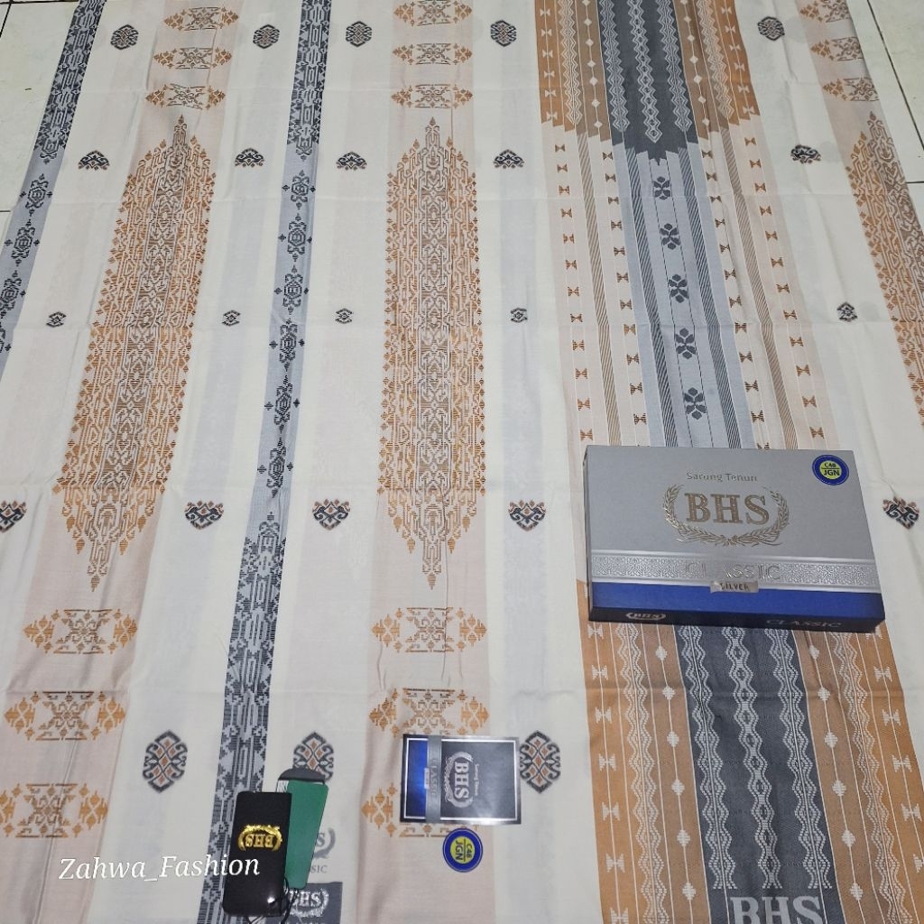 SARUNG BHS CLASSIC JGN JAGUARD  SARUNG BHS SONGKET SARUNG BHS CLASSIC SILVER