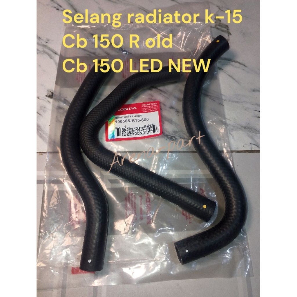 Selang radiator k-15 cb 150 r old new LED honda