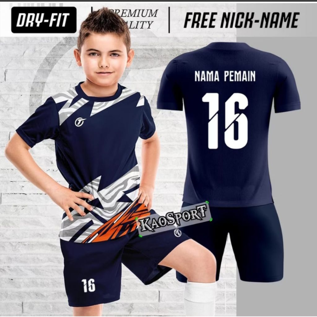 Preloved baju olah raga futsal anak