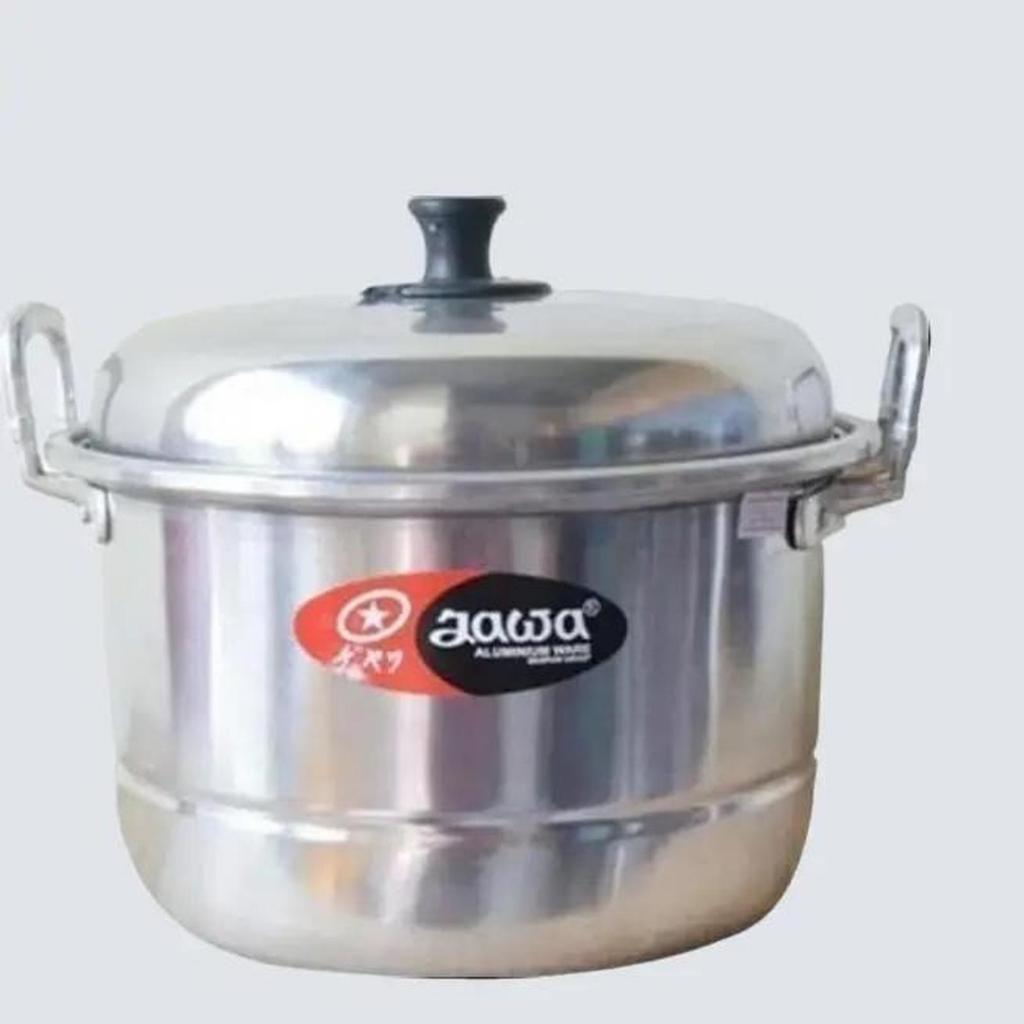 JAWA Panci Langseng Kukus Nasi Besar Serbaguna Alumunium Tebal / Dandang Steamer Dapur Kitchenware