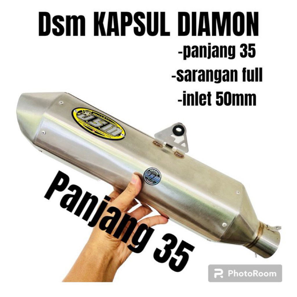 Knalpot Dsm Kapsul Diamond Tlr dsm tlr kapsul diamon ktm