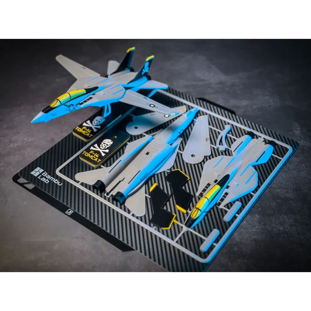 Miniatur Pesawat Tempur F-14 Tomcat – Model Kit Jet Fighter Sayap Variabel