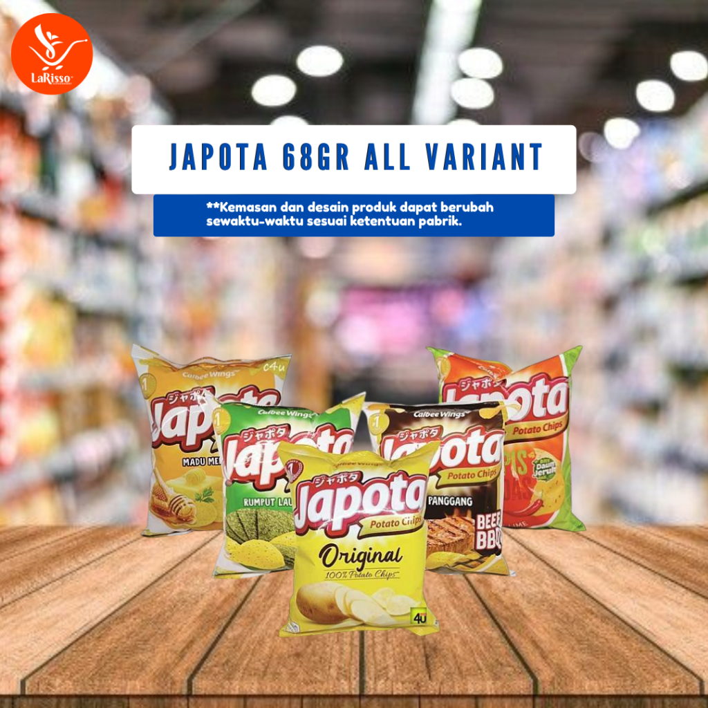 JAPOTA SNACK KENTANG TIPIS 65GR DAN 120GR ALL VARIAN (S:PCS)