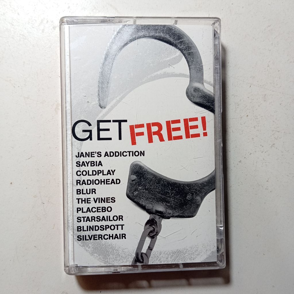 Kaset Kompilasi GET Free (Radiohead,Blur, Coldplay,The Vines)
