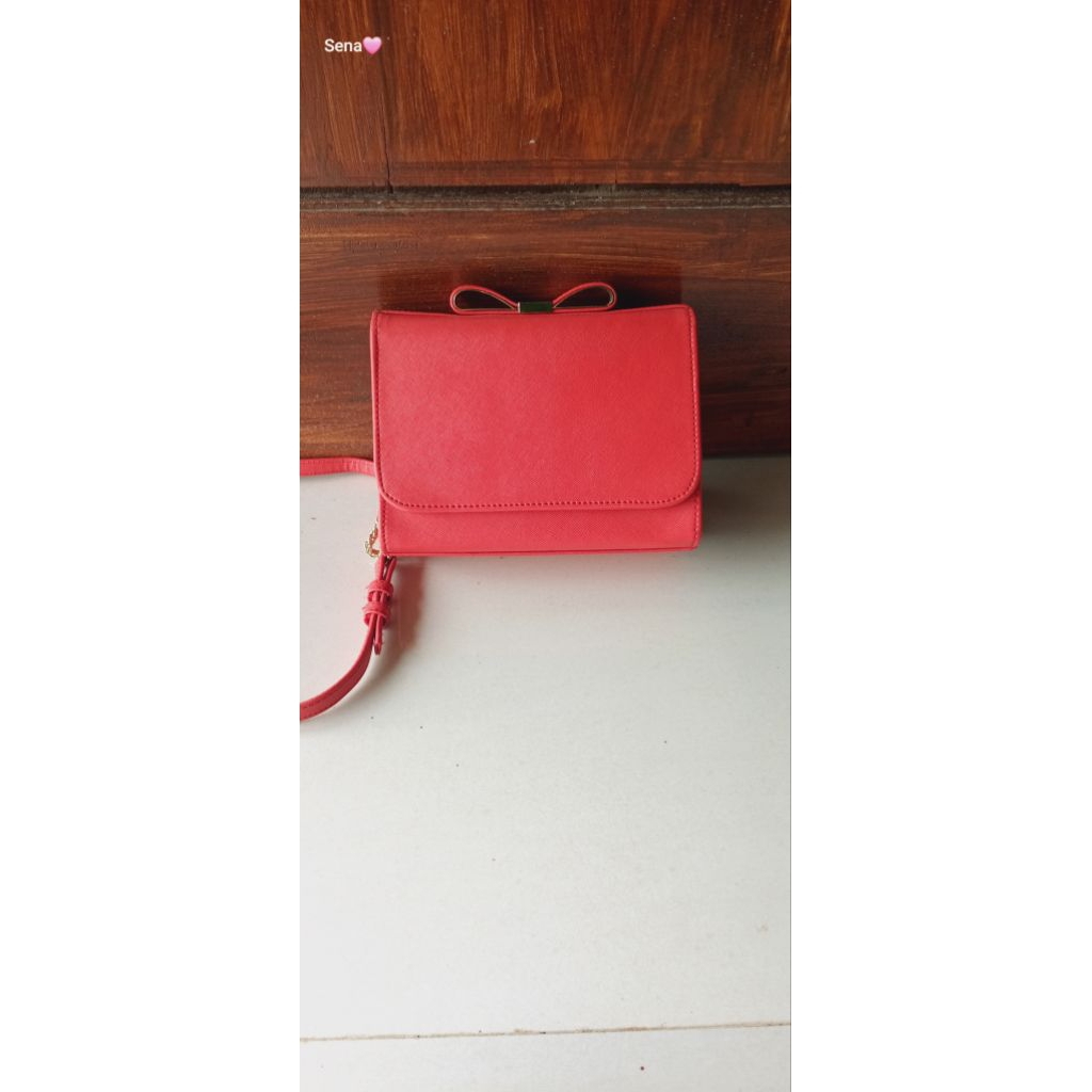 Preloved tas Slingbag Preloved Sling Merah Tas Preloved Tas second