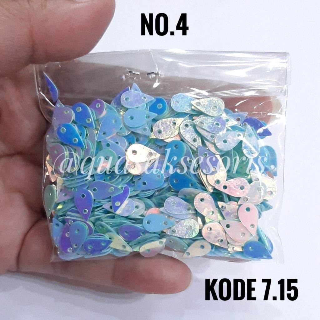 Sequin/payet/ramboci tetes