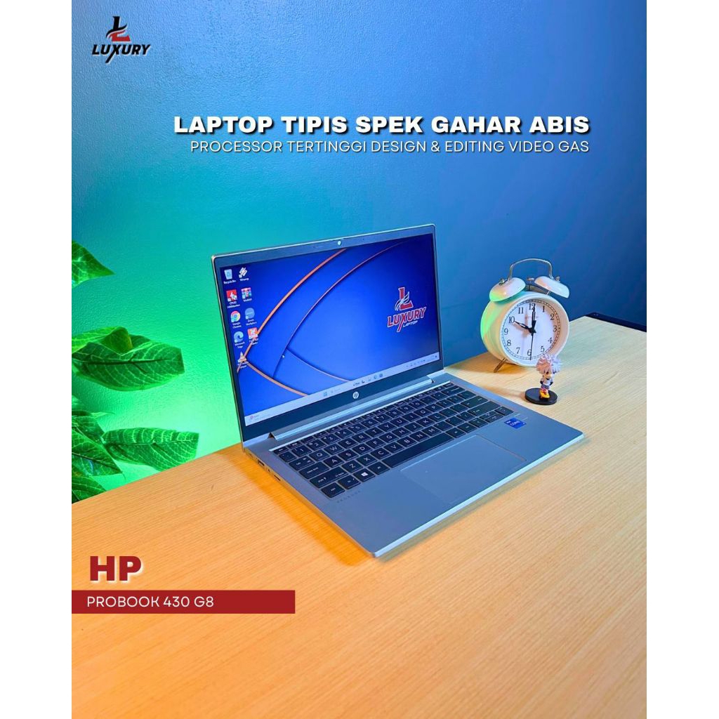LAPTOP HP PROBOOK 430 G8 SLIM 11TH CORE I7 RAM SSD SECOND