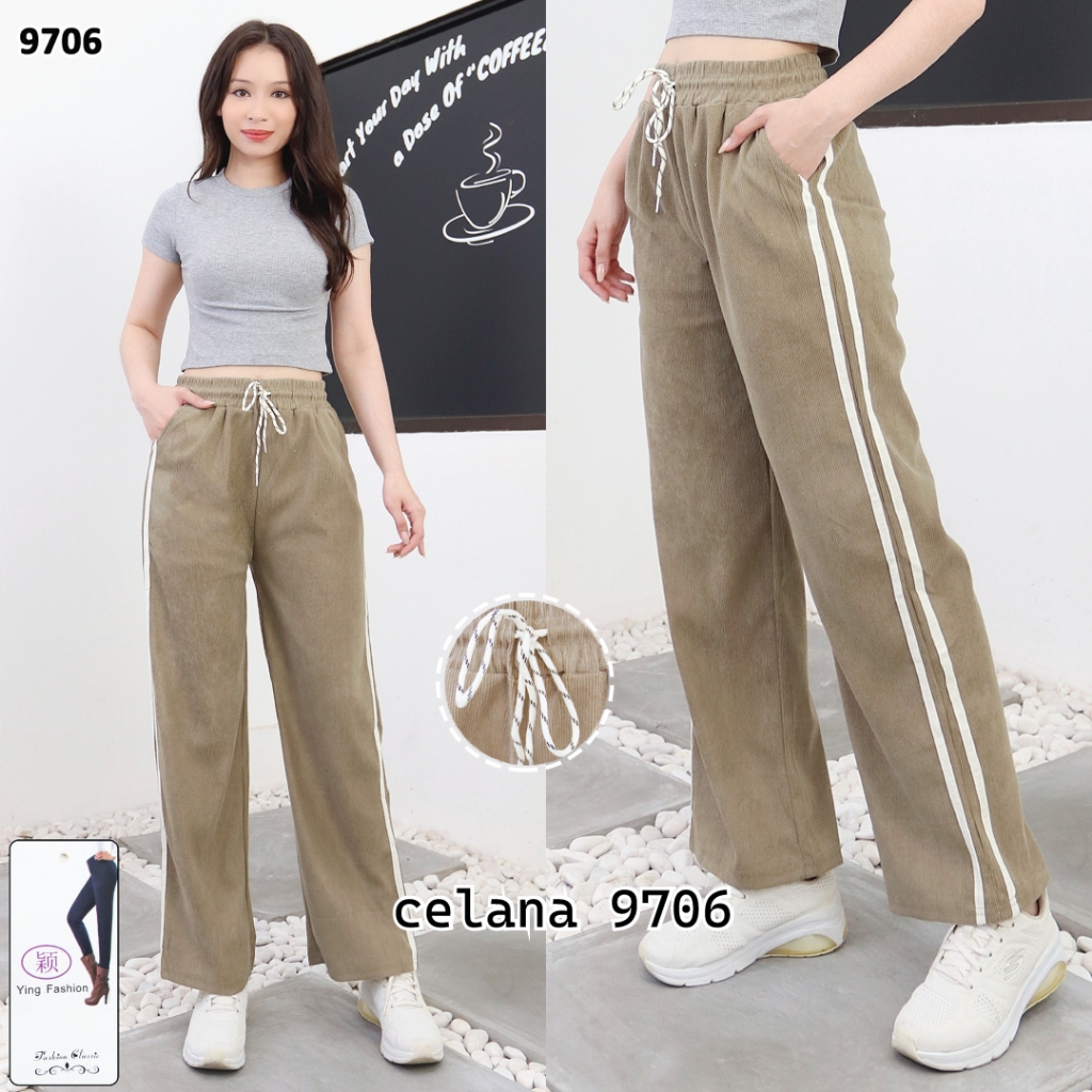 AGAPE -  KULOT corduroy 9706 import / celana kordorai / KULOT IMPORT WANITA / celana KULOT wanita / 