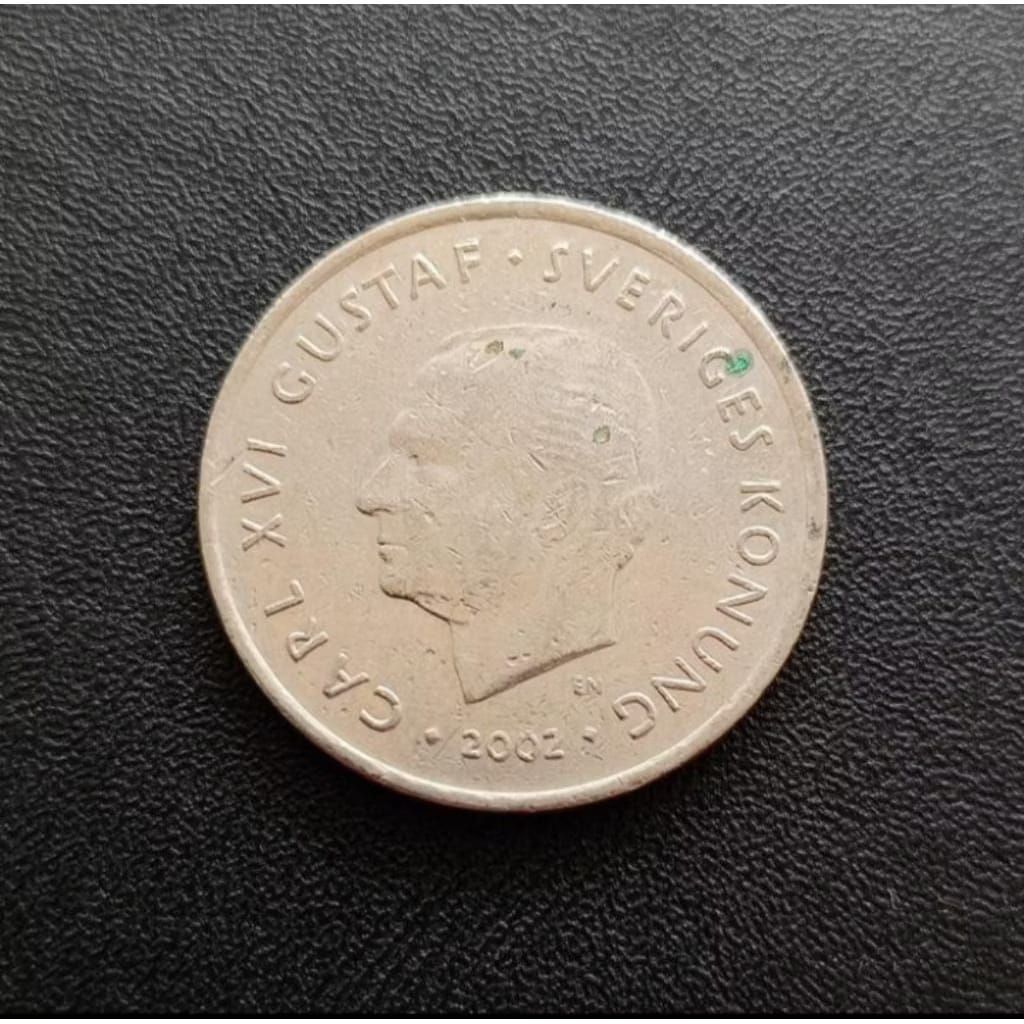 Koin Sweden 1 Krona Swedia Random Koleksi Uang Logam Coin Bekas Lama Kuno Jadul Antik Langka Asing L