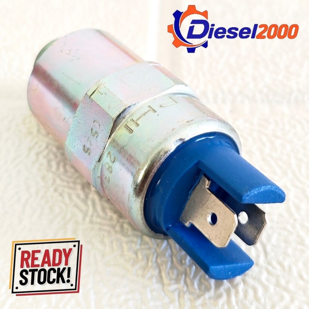 28363771 12 VOLT ENGINE STOP SOLENOID SHUTOFF BOSPOM FUEL INJECTION PUMP 12V 12 VOLT C4.4 C7.1 3056 