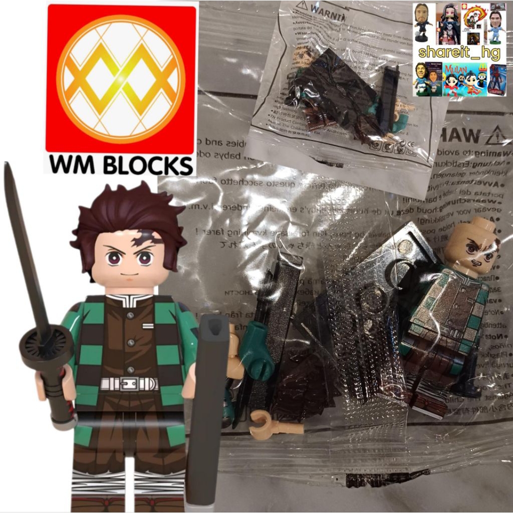 WM Blocks Demon Slayer, Tanjiro