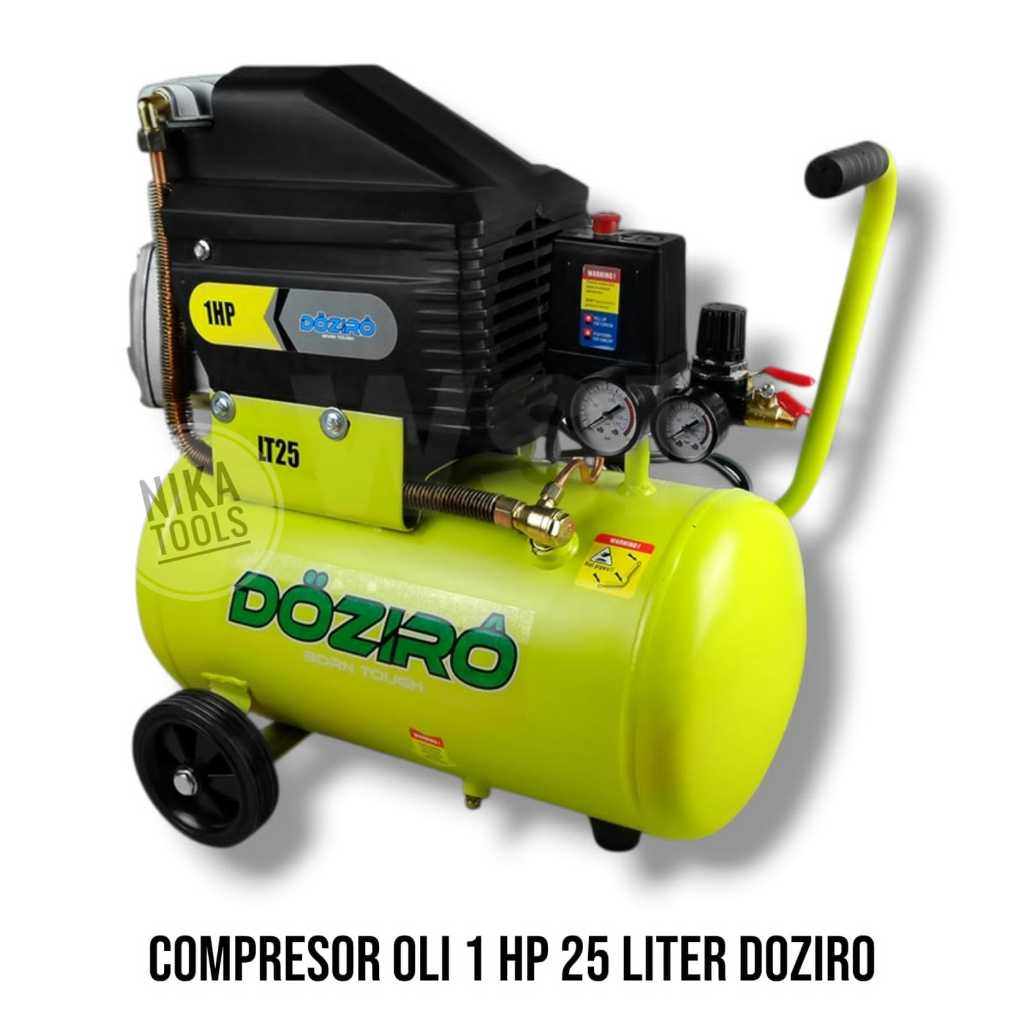 Compressor 1hp 25 L OLI Doziro Kompresor Angin Portable