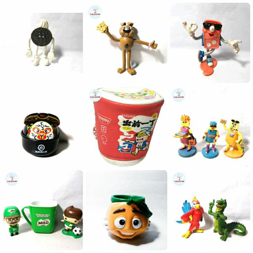 Celengan Mug Gelas Maskot Truk Nutri Sari Jeruk Orange Ramen Chicken Curry Singa Lion Paddle Pop Ice