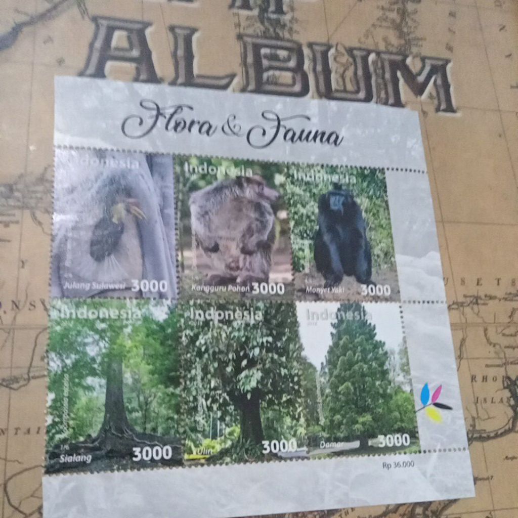 Set lengkap prangko mint Flora dan Fauna Indonesia