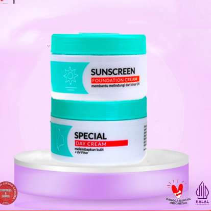 Paket Viva Day Cream dan Sunscreen | Viva Spesial special Day Cream UV Filter
