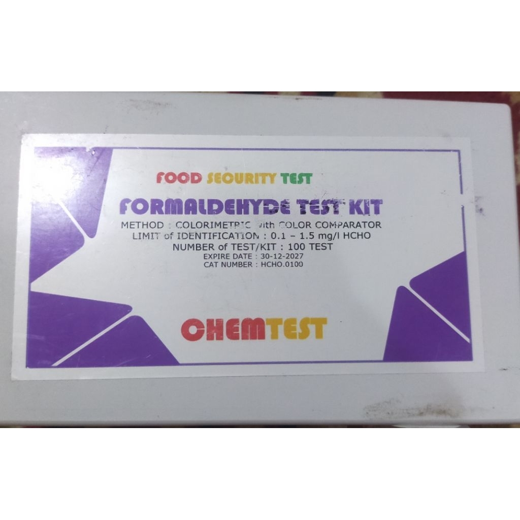 Formalin Detection Test Kit